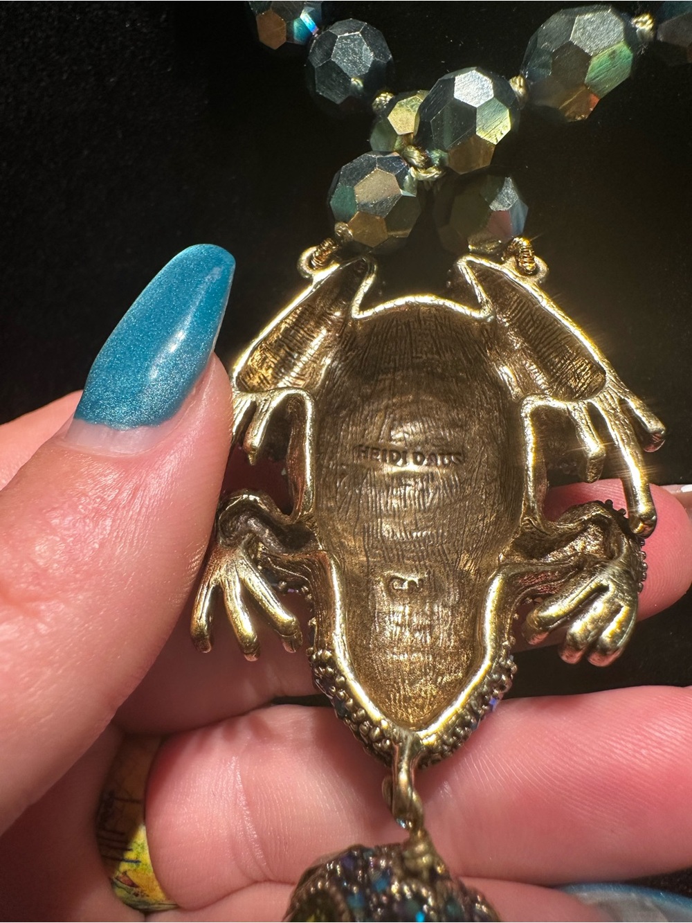 Heidi Daus “Toad-Ally Fabulous” Necklace - Picture 2 of 2